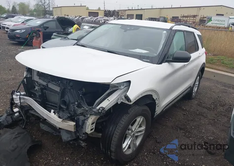 2021 Ford Explorer Xlt из США, поврежденный, VIN 1FMSK8DH2MGA81156